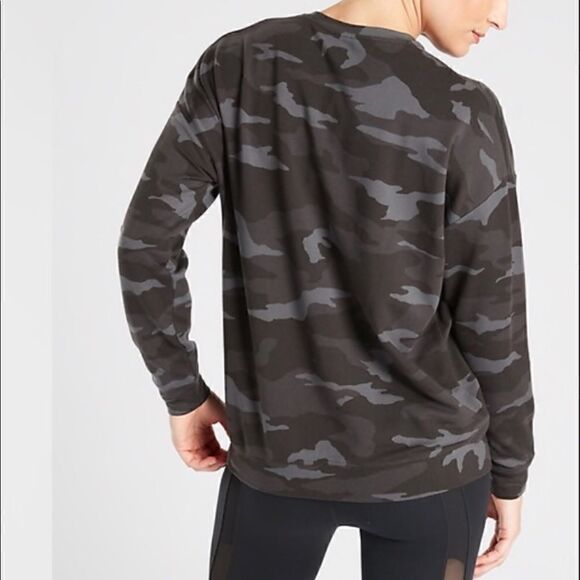Athleta Studio to Street Camo Sweatshirt - Picture 2 of 6